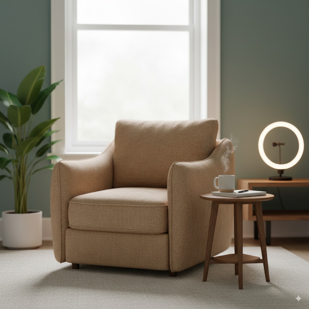 A calm and welcoming space