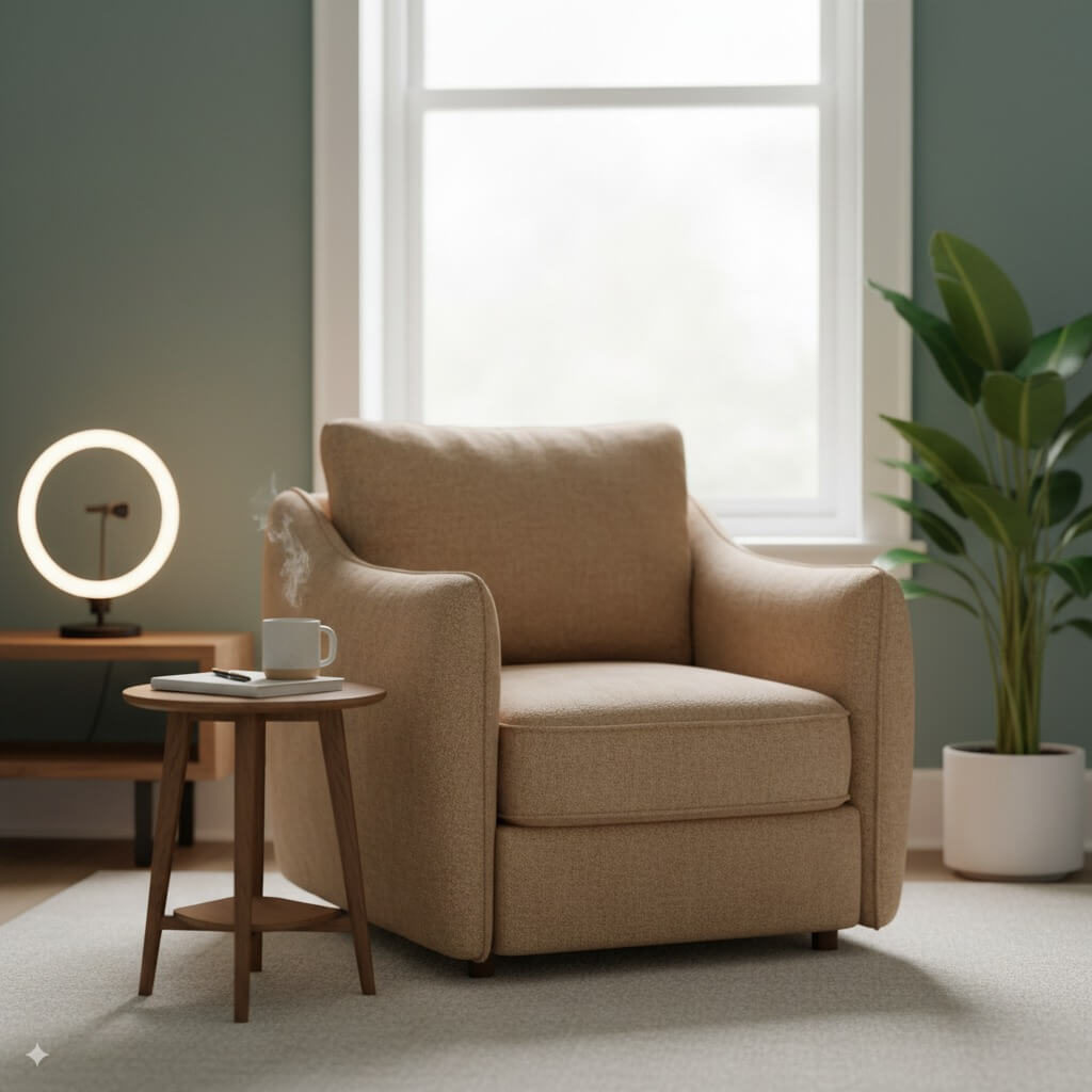 A calm and welcoming space